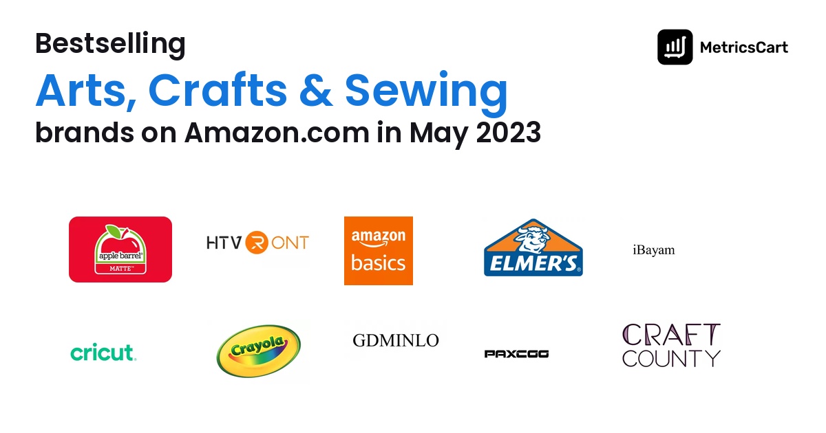 Bestselling Arts, Crafts & Sewing Brands on Amazon.com in May 2023