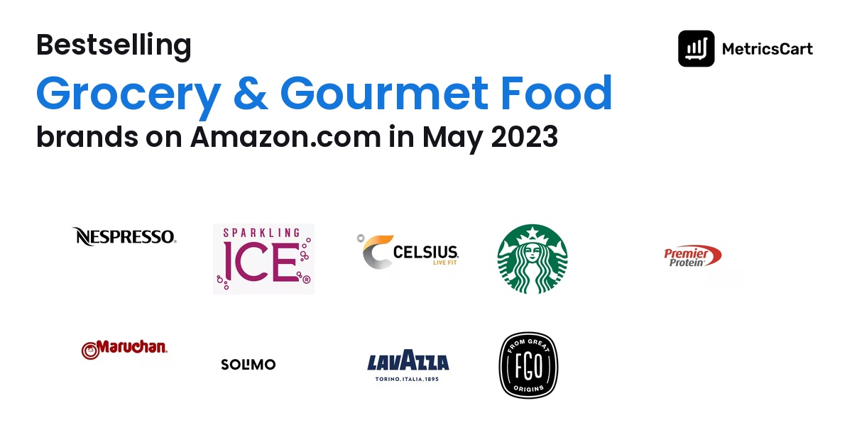 Bestselling Grocery & Gourmet Food Brands on Amazon.com in May 2023