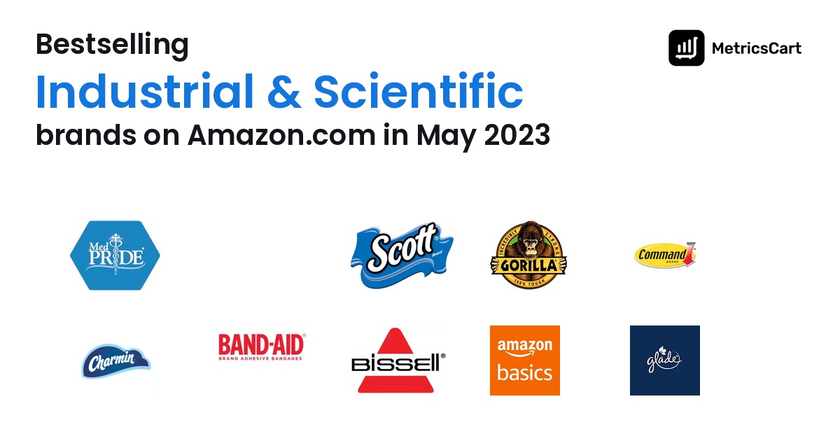 Bestselling Industrial & Scientific Brands on Amazon.com in May 2023