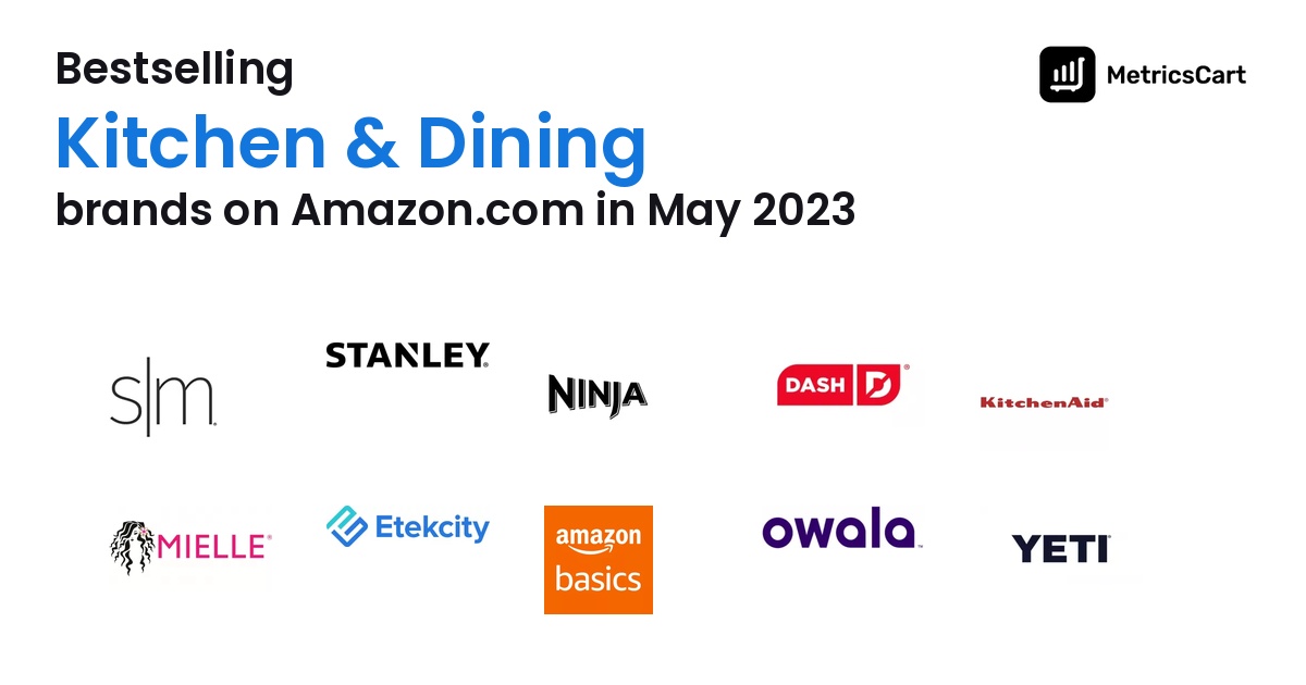 Bestselling Kitchen & Dining Brands on Amazon.com in May 2023