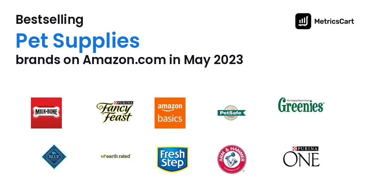 Bestselling Pet Supplies Brands on Amazon.com in May 2023