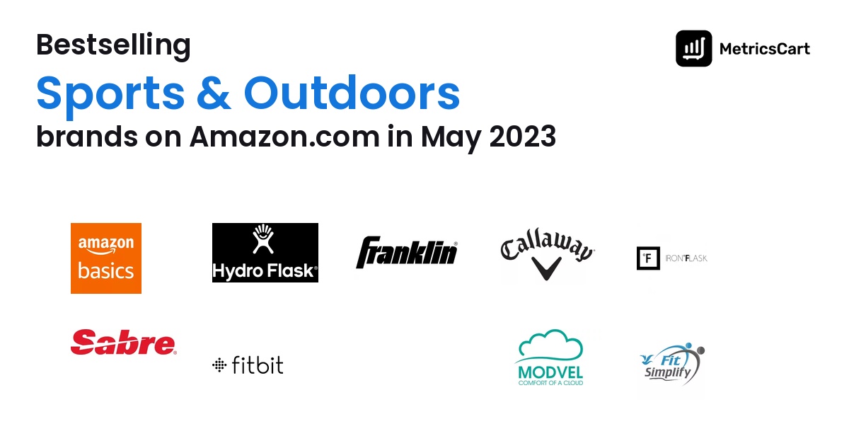 Bestselling Sports & Outdoors Brands on Amazon.com in May 2023