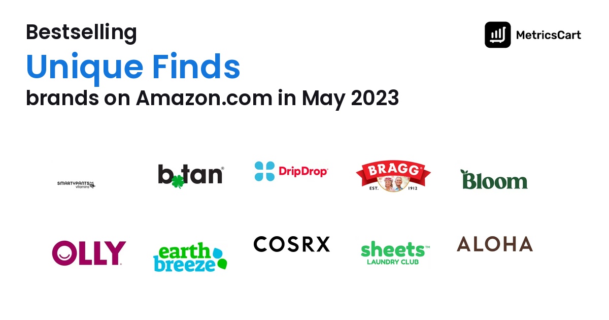 Bestselling Unique Finds Brands on Amazon.com in May 2023