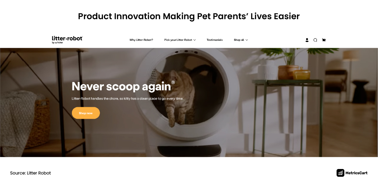 Pet product innovation in the US