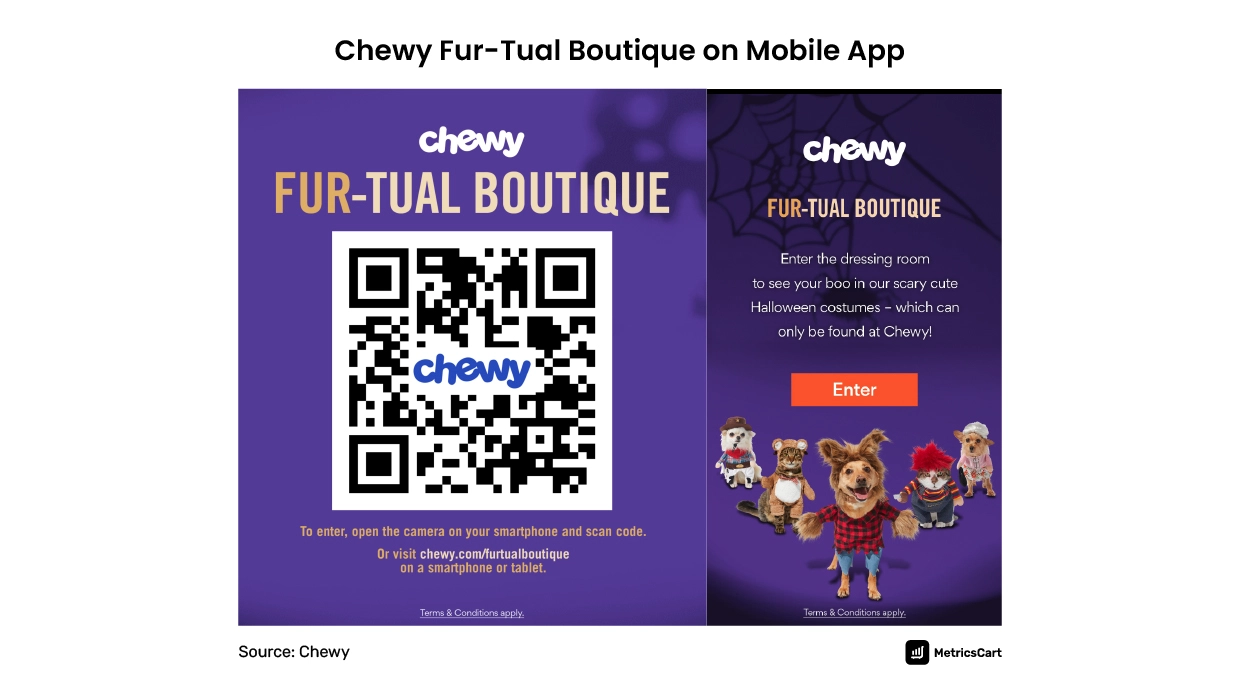 image showing chewy phygital in ecommerce example