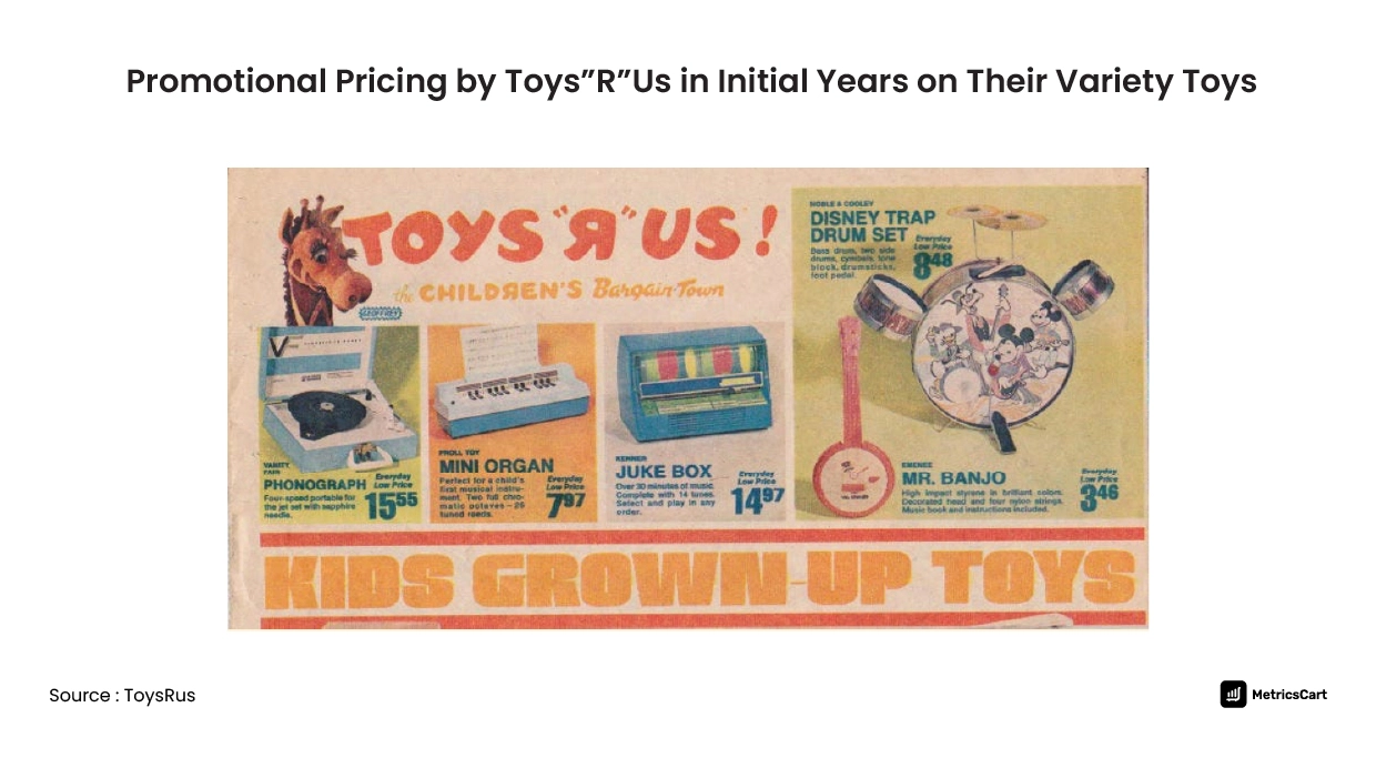 toysrus promo ad in 20th century