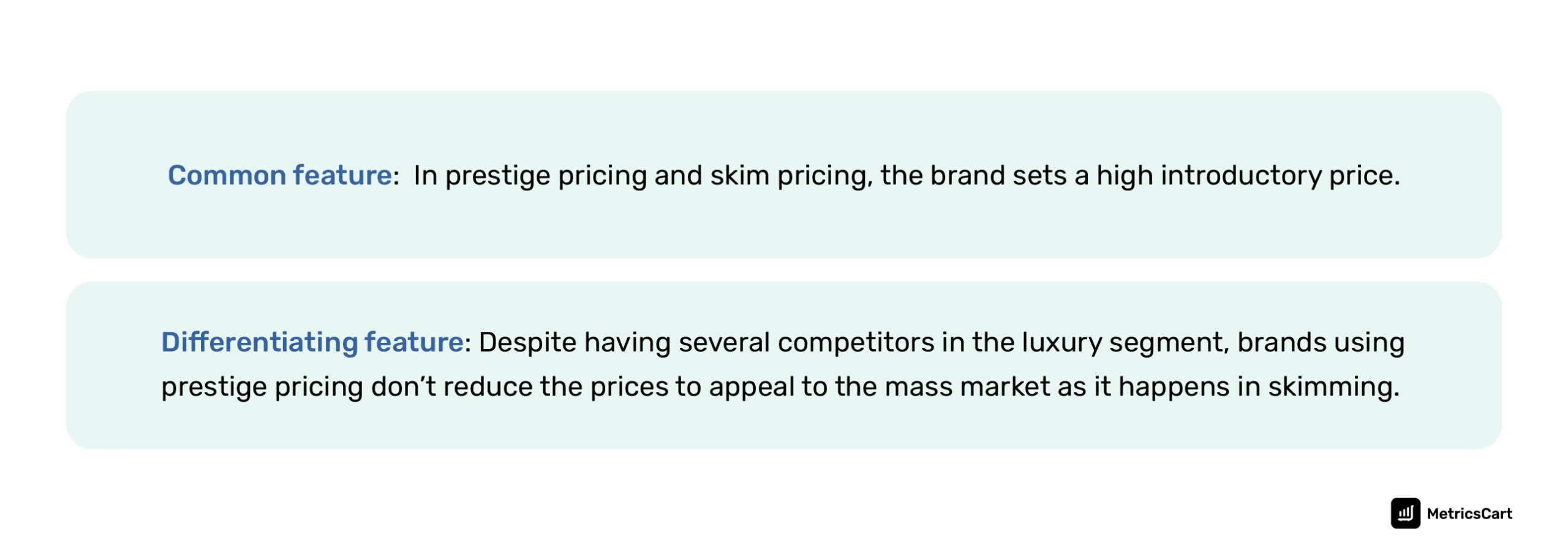 difference between prestige and price skimming 