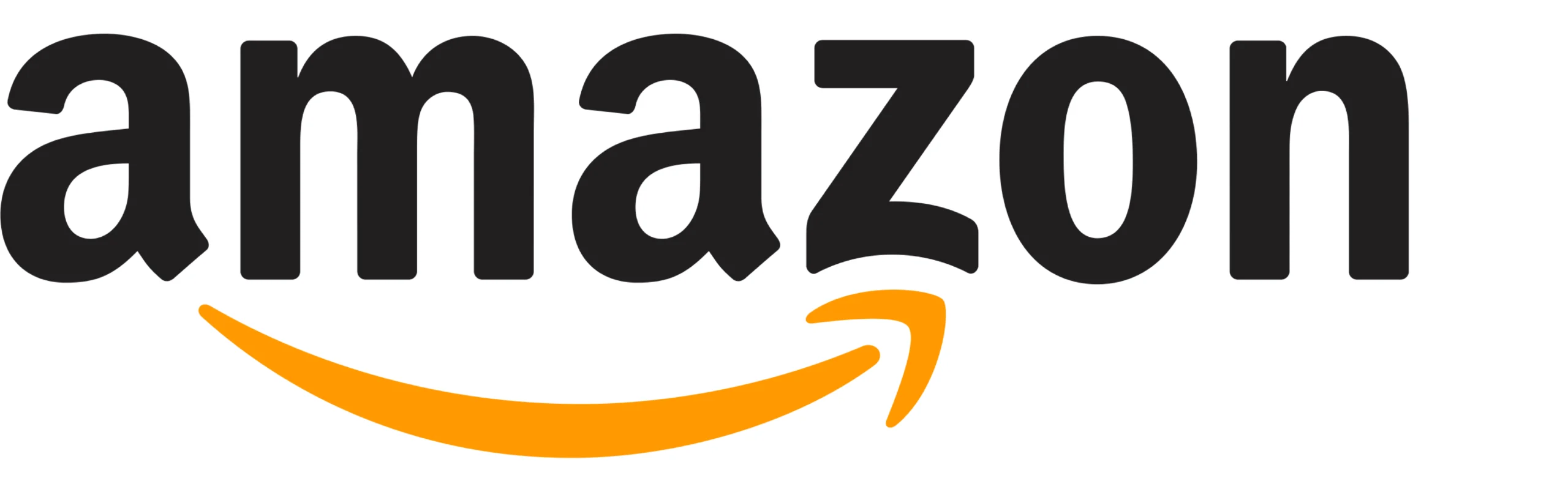 A logo of Amazon