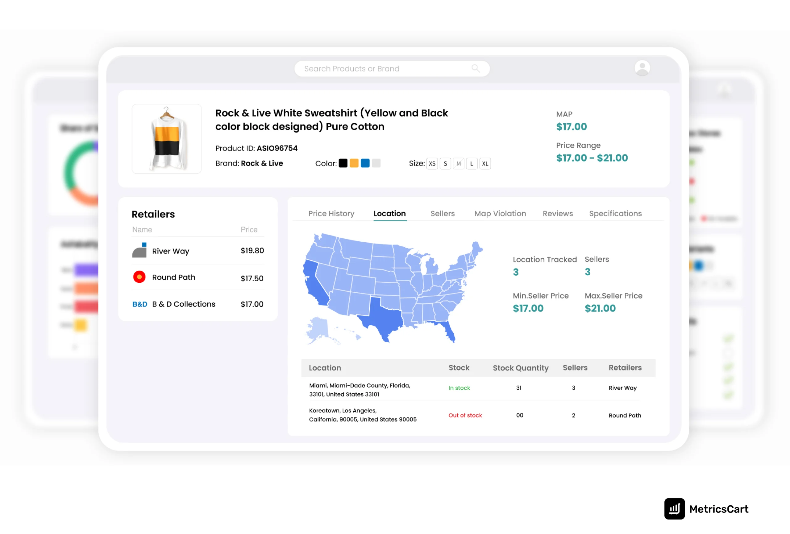 Image of MetricsCart digital shelf analytics software