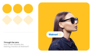 Smart glasses category on Walmart