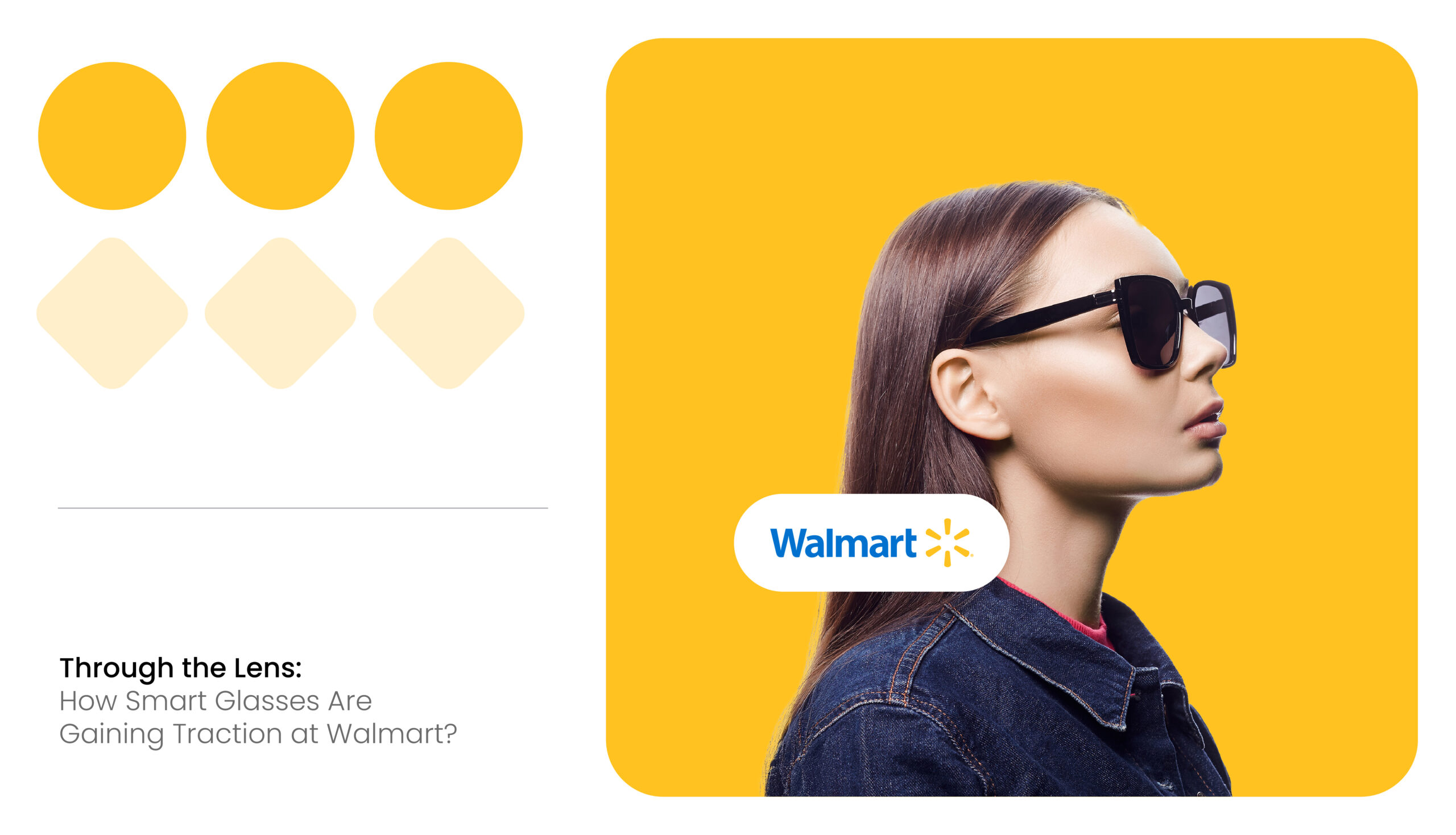 Smart glasses category on Walmart