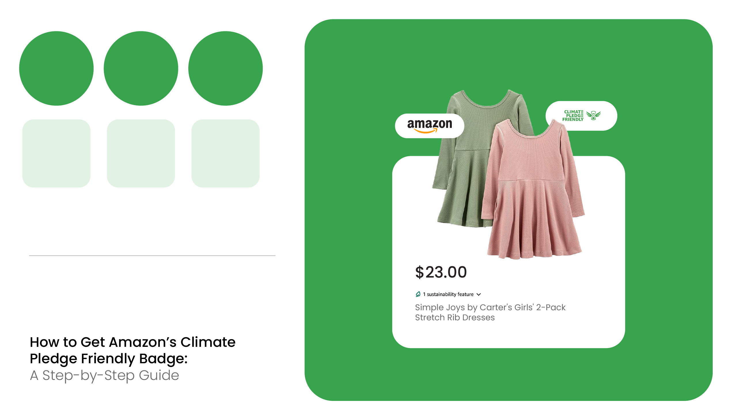 Amazon's Climate Pledge Friendly Badge