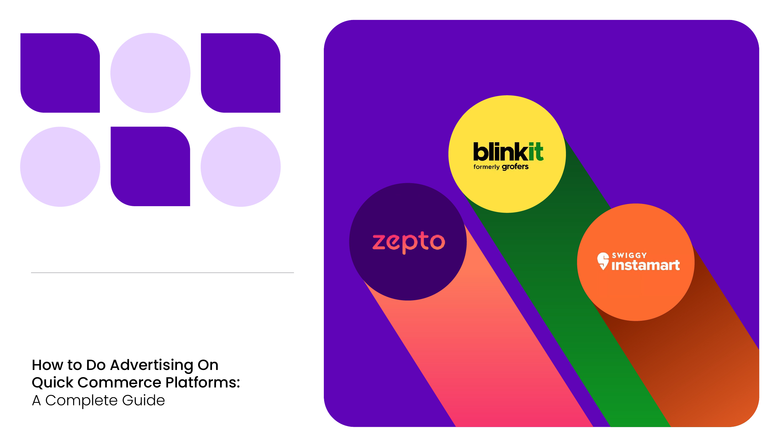 Advertising on quick commerce platforms