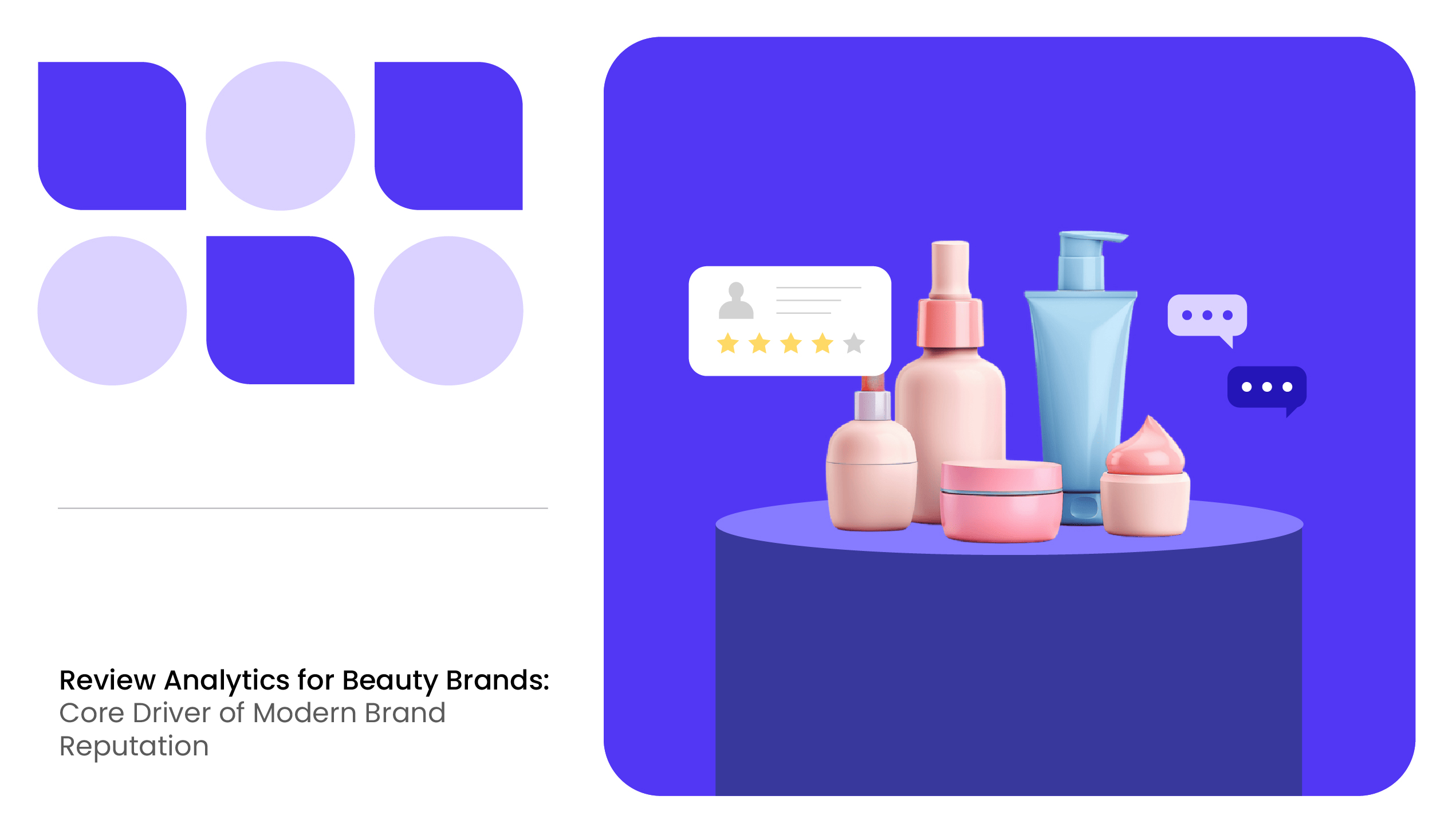 Review analytics for beauty brands