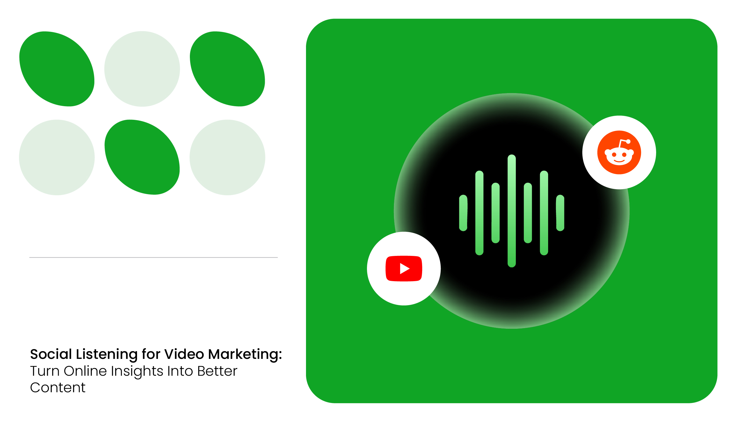 Social listening for video marketing