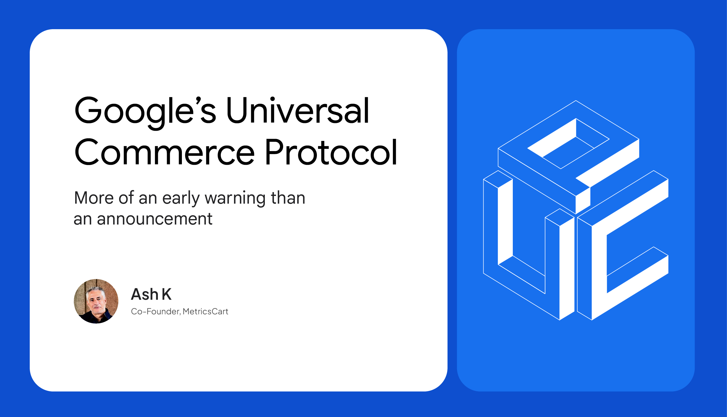 Google’s Universal Commerce Protocol: An Early Signal for Brands and Retailers