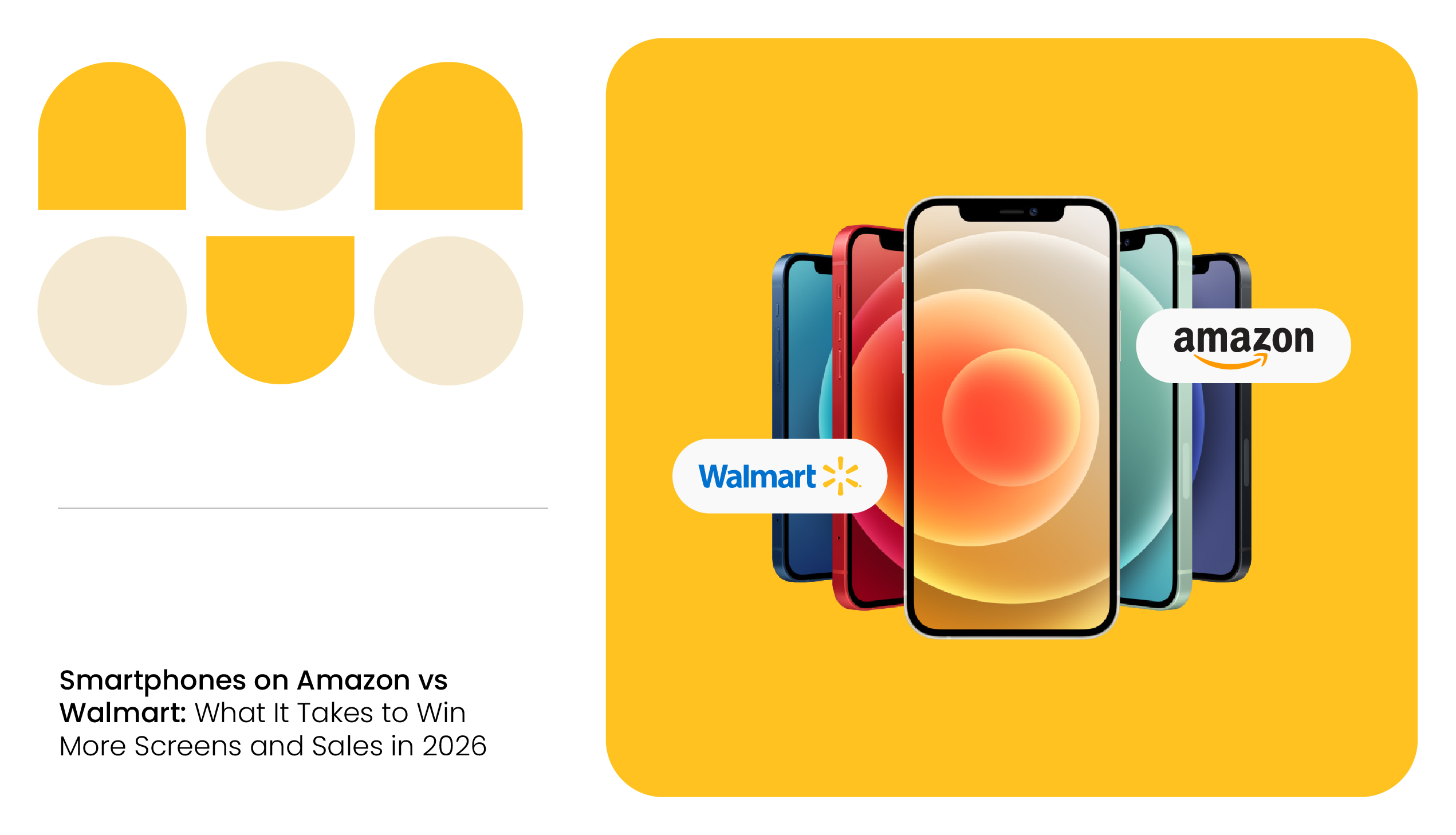 Smartphones on Amazon vs Walmart