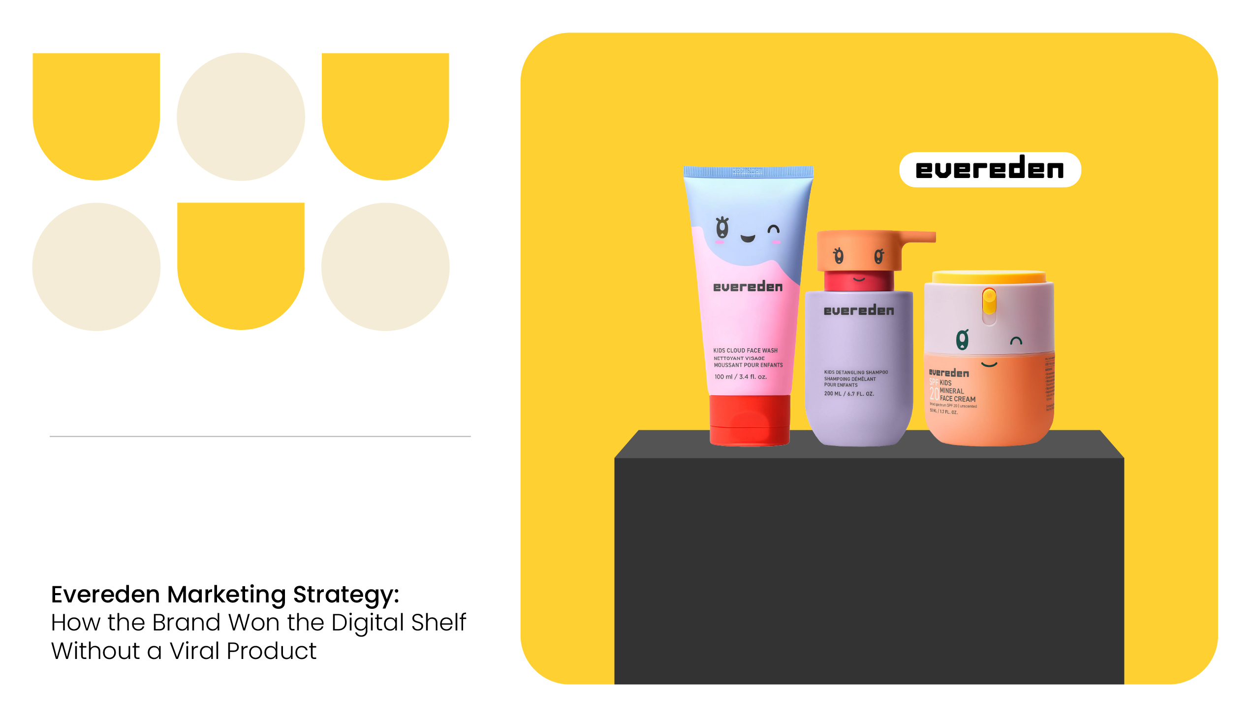 Case study of Evereden's marketing strategy and how it won the digital shelf on Amazon.
