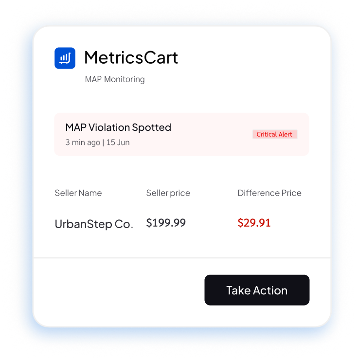 Map UI Card Overlay