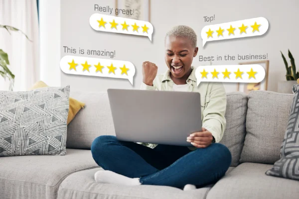 An image of how to get reviews on Amazon